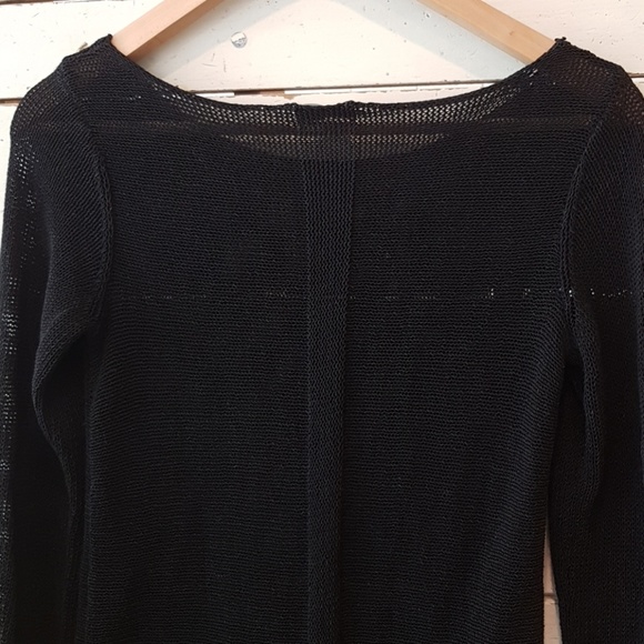 Club Monaco drapey semi-sheer tunic sweater S - Picture 7 of 7